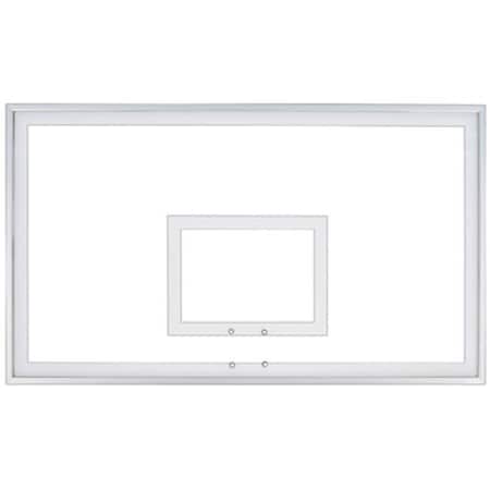 First Team First Team FT222 Acrylic 42 x 72 in. Framed Acrylic Backboard; Grey FT222-GR